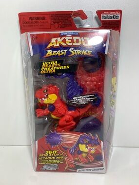 Legends of Akedo Beast Strike Ultra Beasts Battlerex Tailwhip Supersized